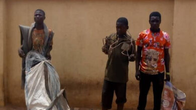 Three scavengers nabbed for vandalizing transformer cables in Abuja