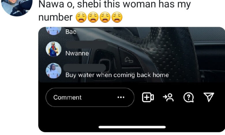 Man’s wife joins his IG live to send him on an errand