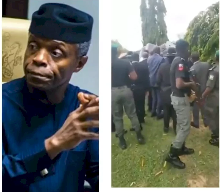 Vice President Yemi Osinbajo's media aide, Laolu Akande has debunked claim of his principal being involved in an accident.